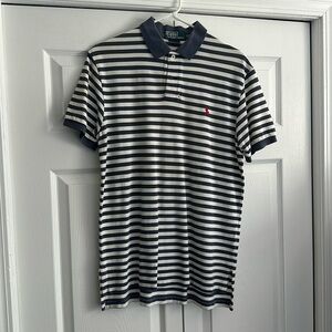 Polo by Ralph Lauren blue and white striped polo